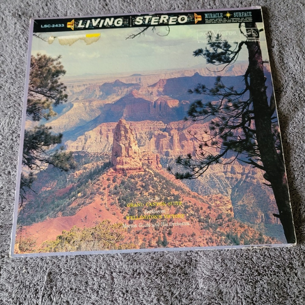 LSC-2433 Morton Gould GROFE: GRAND CANYON/BEETHOVEN RCA‎  Victor Red Seal